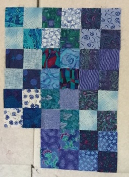 Blue Scrap Quilt - Cindy Grisdela