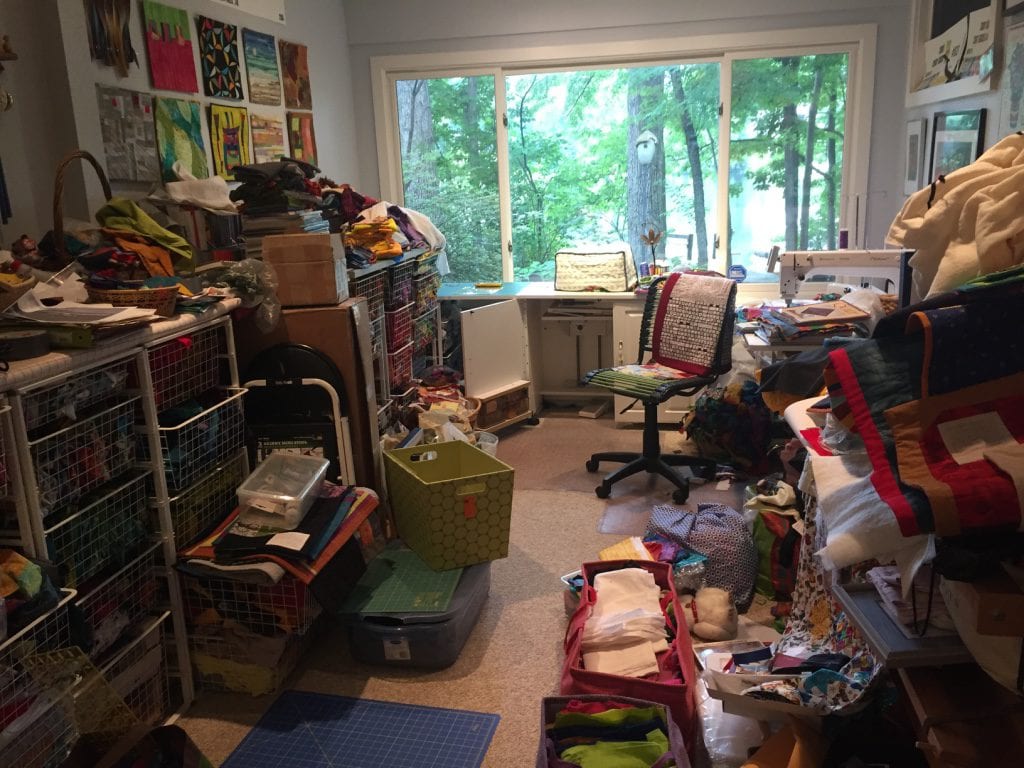 The mess that was my studio - Cindy Grisdela
