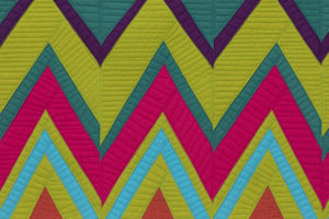 Neon Zig Zag Detail by Maria Shell
