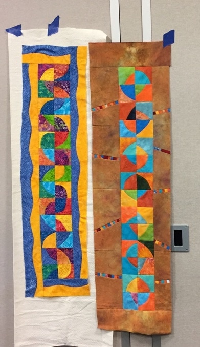 Student Work Fearless Curved Piecing Road to California 2018 - Cindy Grisdela