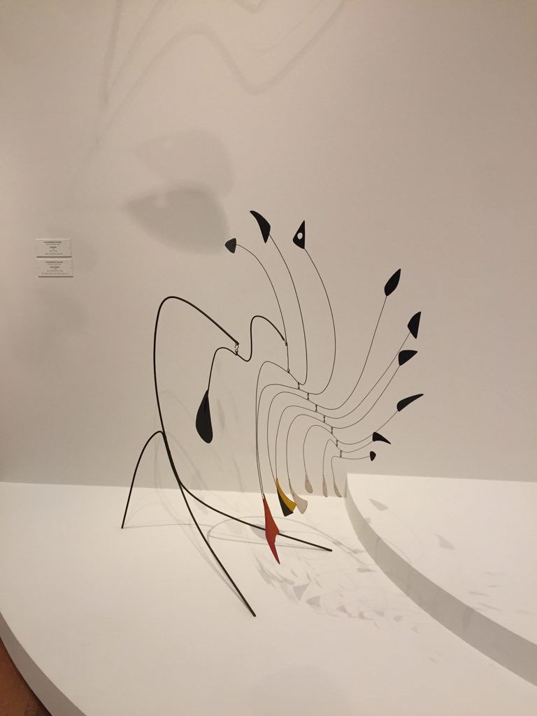 Alexander Calder Sculpture with shadows East Wing Tower - Cindy Grisdela