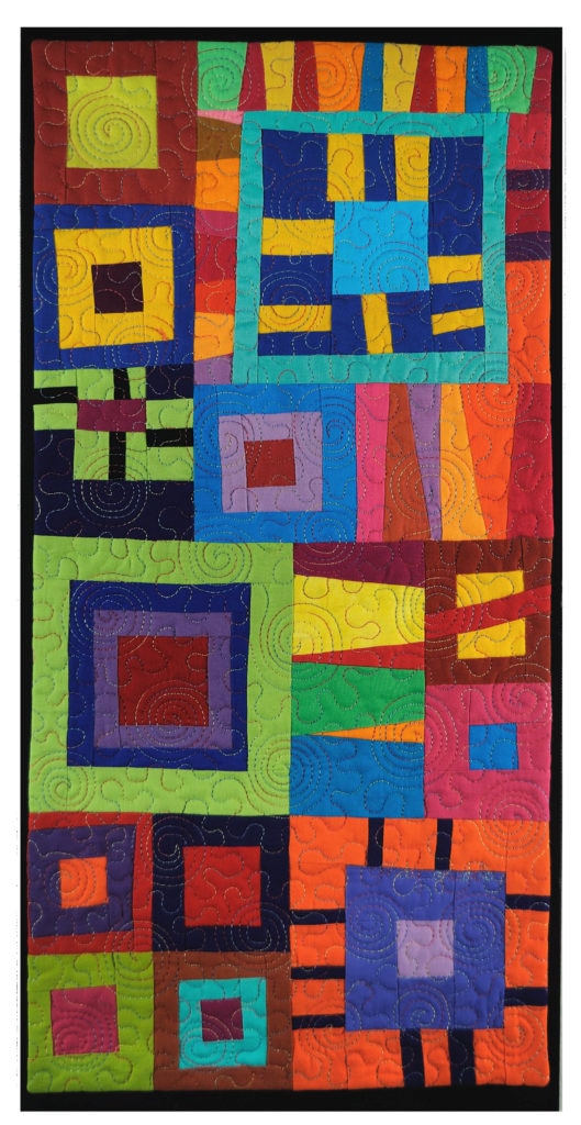 Jumping for Joy Art Quilt - Cindy Grisdela