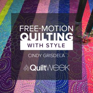 Free Motion Workshop - AQS VA Beach - Cindy Grisdela