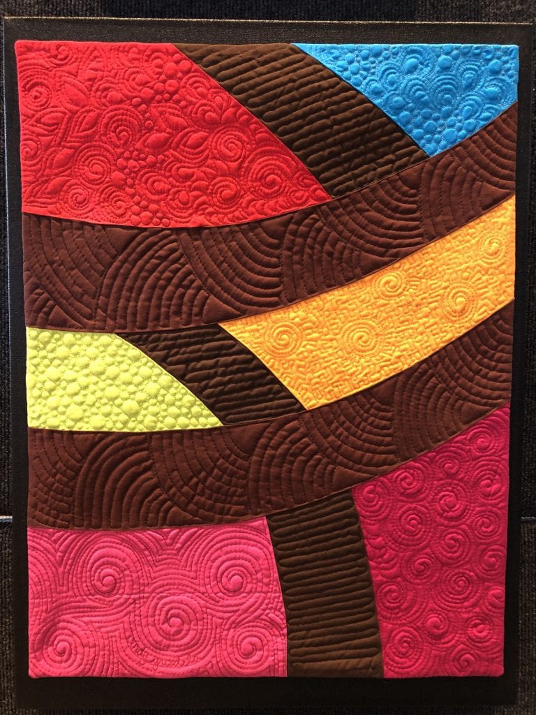 Color Weave Art Quilt - Cindy Grisdela