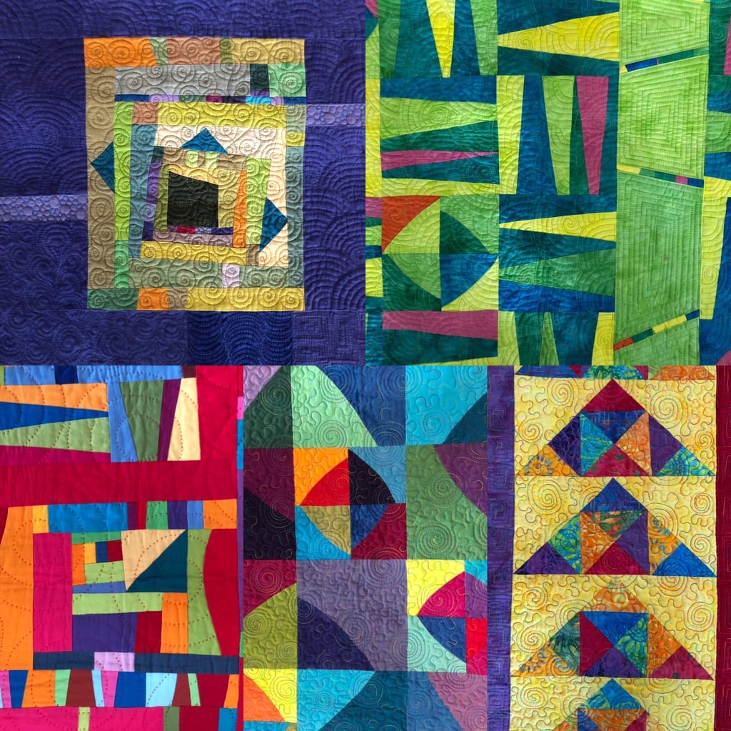 Cindy Grisdela Art Quilts collage
